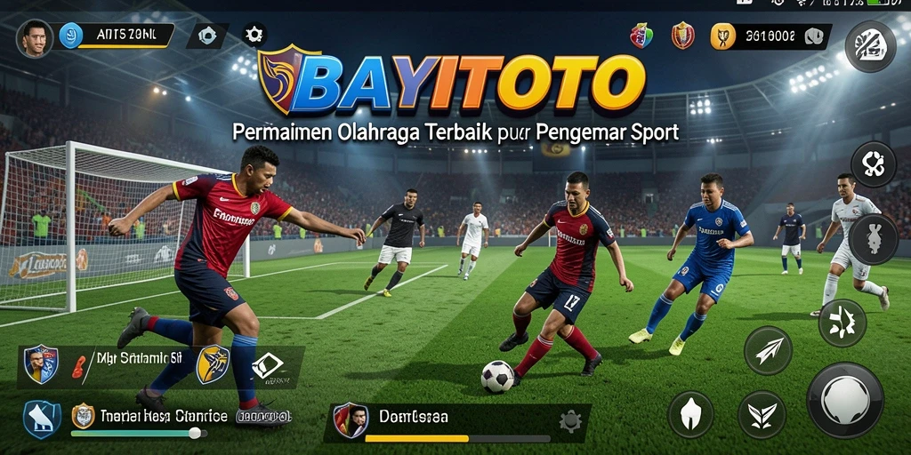 Screenshot utama BAYITOTO yang menunjukkan intensitas gameplay olahraga.