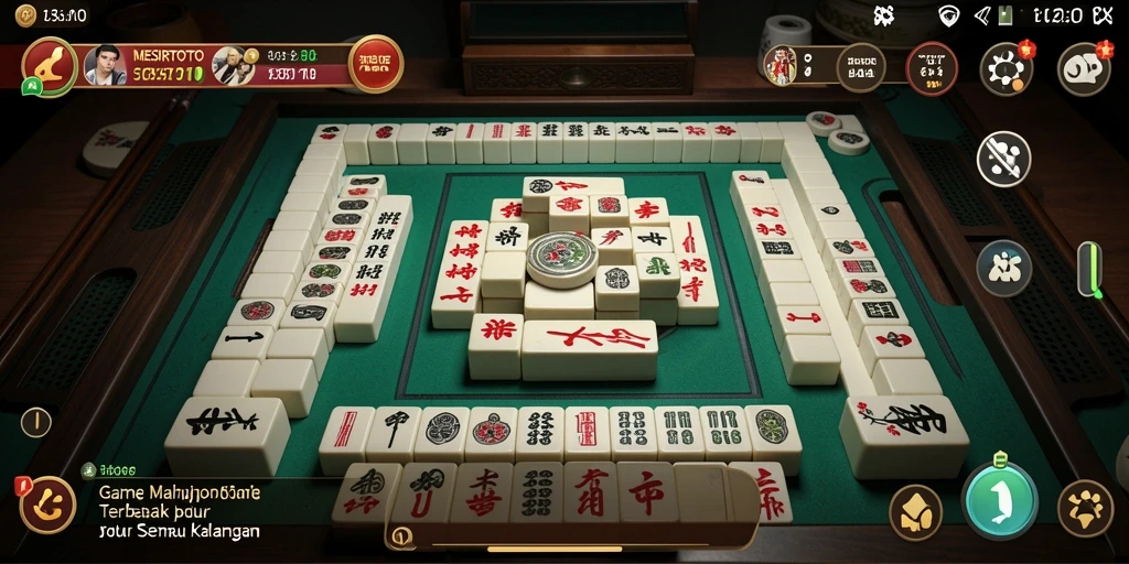 Screenshot gameplay Mahjong yang menarik dan menantang di MESIRTOTO.