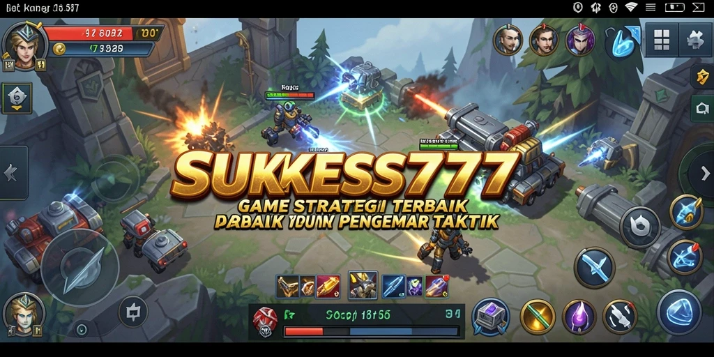Tampilan gameplay SUKSES777 yang menantang dan strategis.