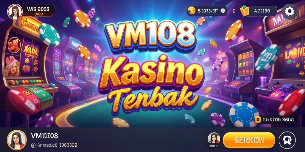 Gameplay seru dari VM108 dengan berbagai pilihan permainan Kasino.